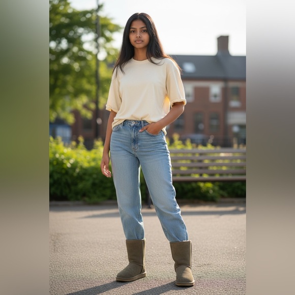 UGG Australia Classic Short II Green Espresso - Picture 8 of 13